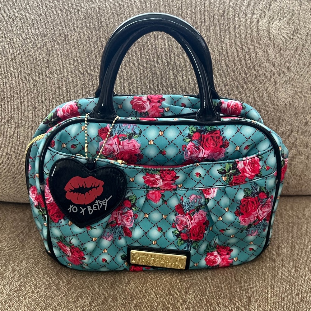 Betsy Johnson cosmetic bag USED USED USED
